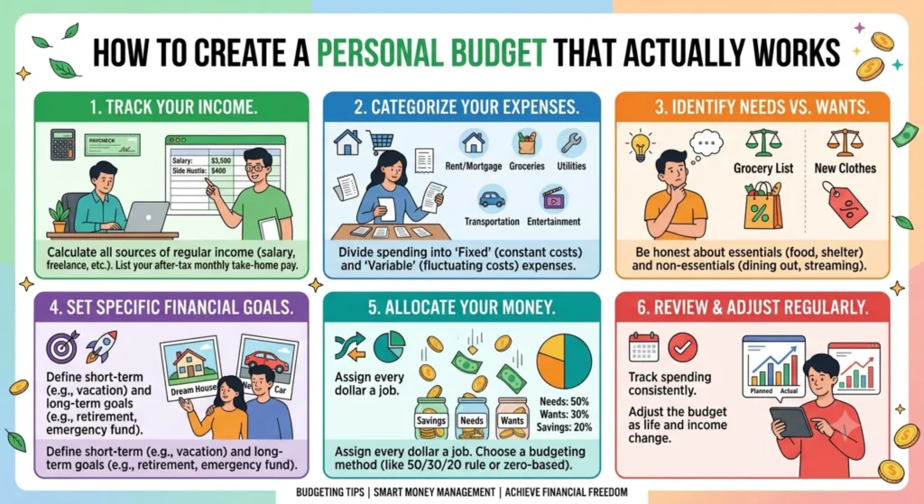 How to Create a Personal Budget That Actually Works